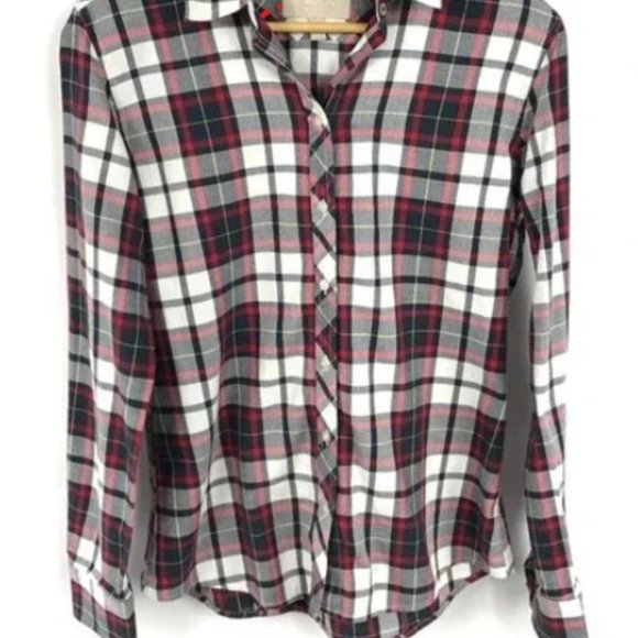 Banana Republic Soft Wash Plaid Shirt - Picture 5 of 8